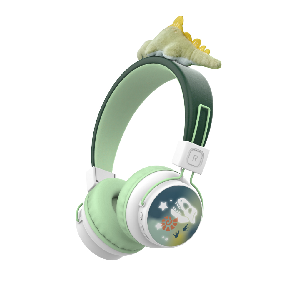 Over-ear Noise-Canceling Bluetooth Kids Headphones, Student Dual-Audio Sharing Music Headphones